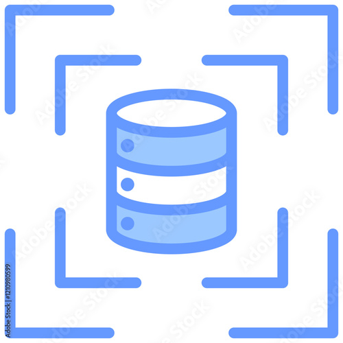 Scalability Blue Icon