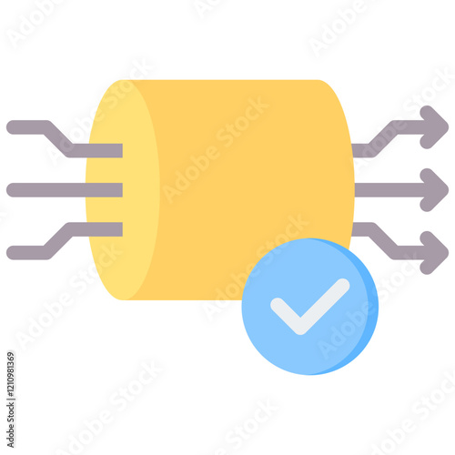Pipeline Flat Icon