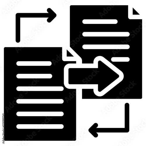 Replication Glyph Icon