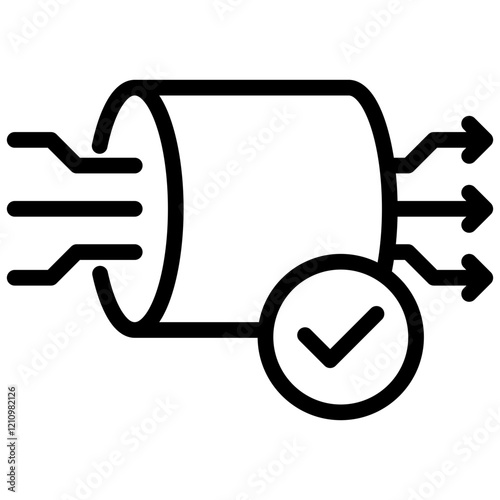 Pipeline Outline Icon