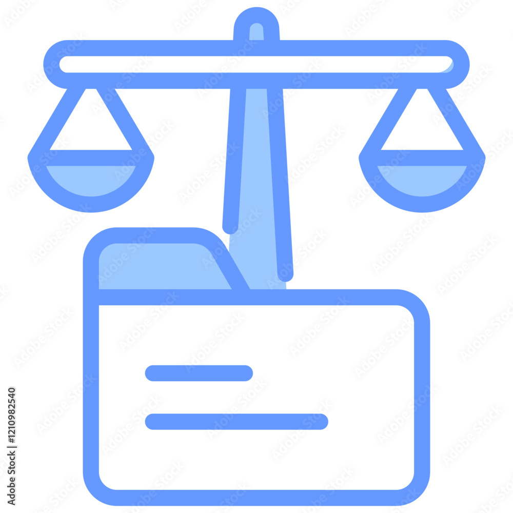 Data Ethic Blue Icon