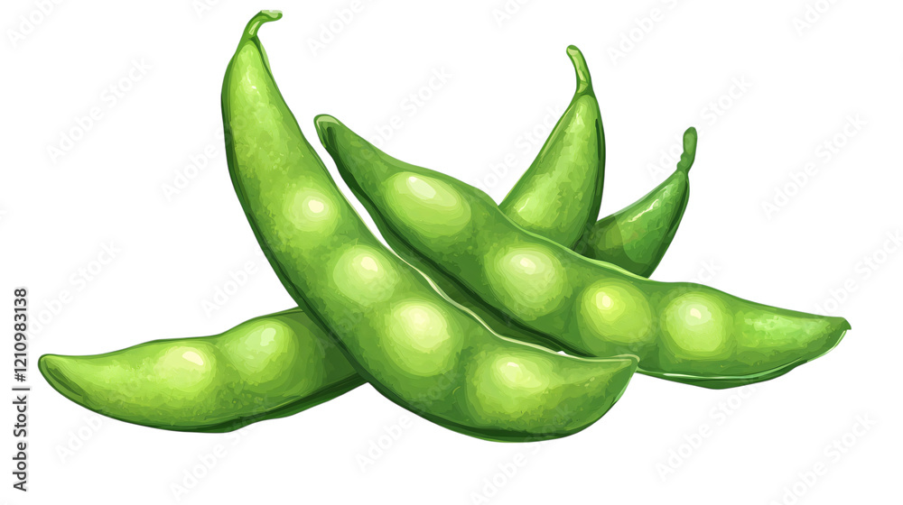 edamame isolated on transparent background edamame isolated on transparent background