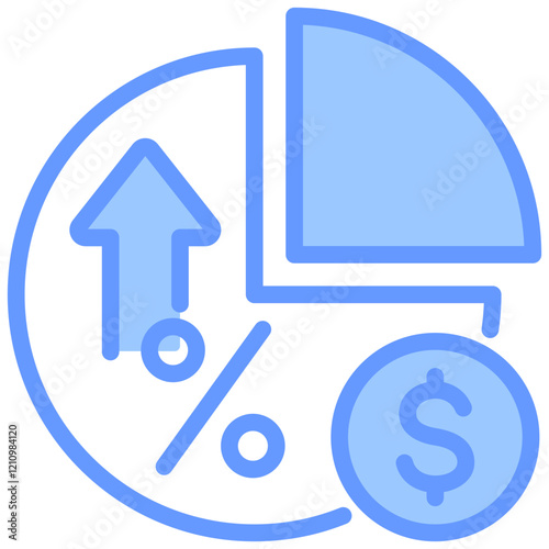 Margin Blue Icon