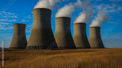 Nuclear plants generate a significant amount of electricity, which powers entire cities across the country photo