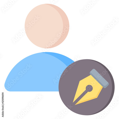 Author Flat Icon