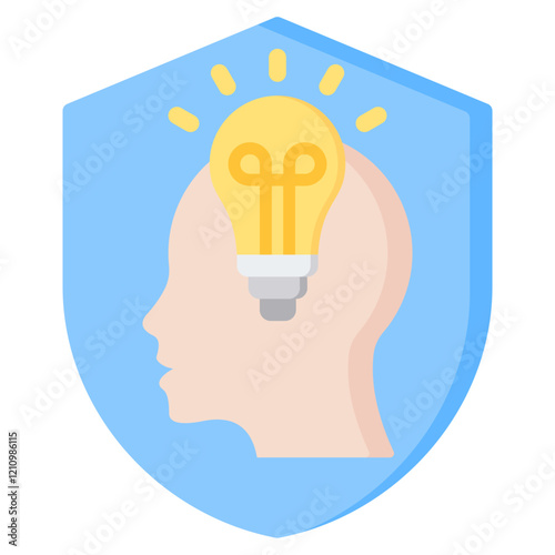 Intellectual Property Flat Icon