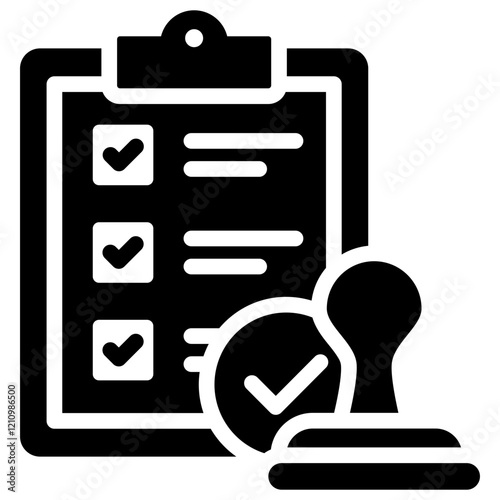 Terms Glyph Icon