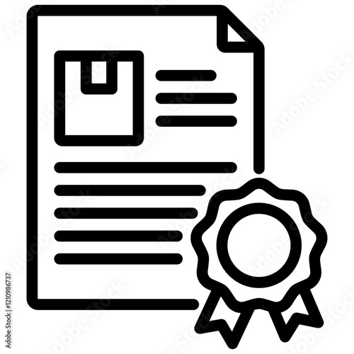 License Outline Icon