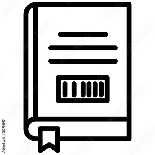 Isbn Outline Icon