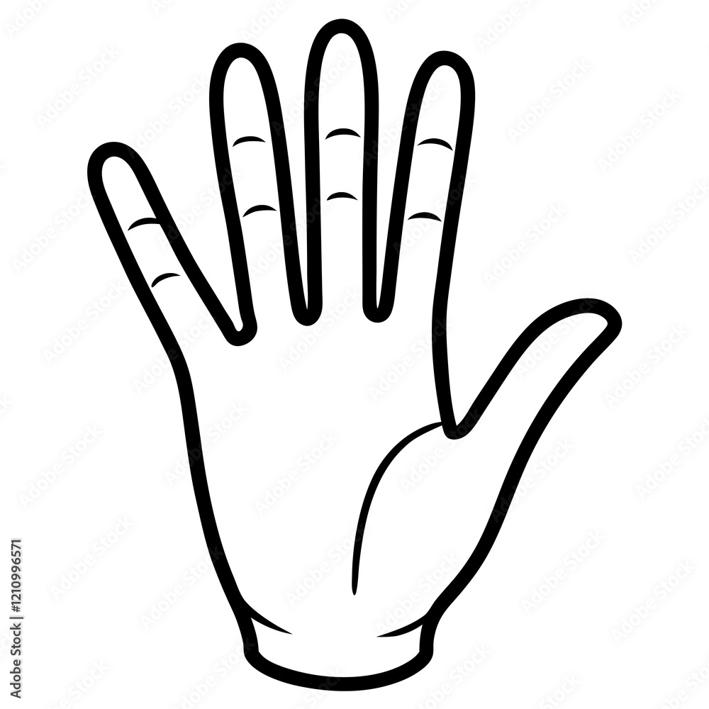 Obraz premium hand paint vector with white background