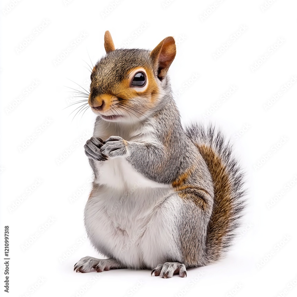Squirrel isolated on white background Squirrel isolated on white background