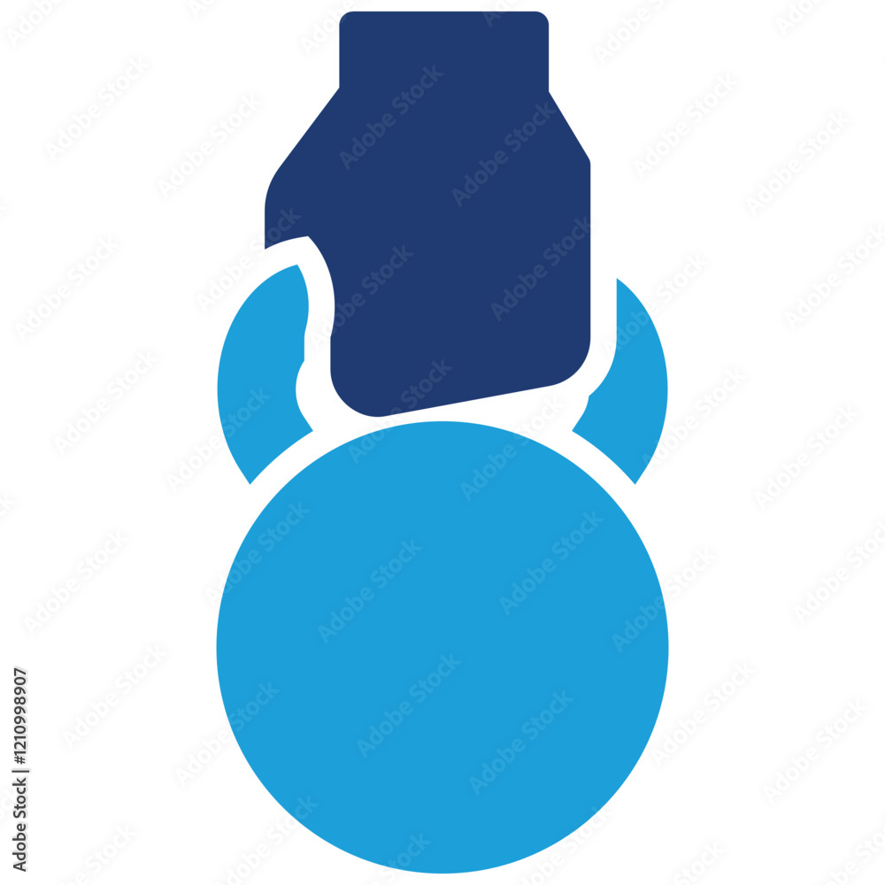 Fototapeta premium Kettlebell Icon