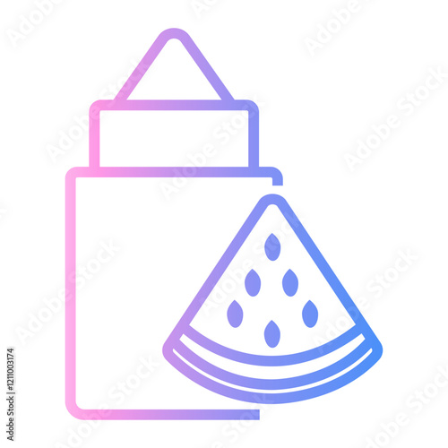 liquid Line Gradient Icon