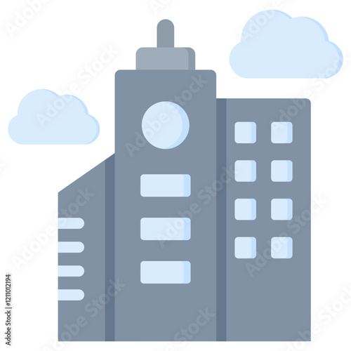 Skyscraper Flat Icon