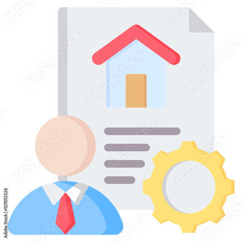 Project Manager Flat Icon