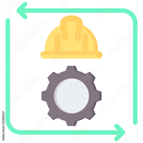 Change Order Flat Icon