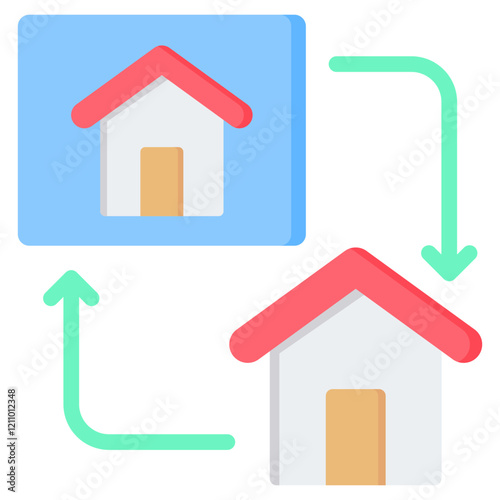 As Built Drawing Flat Icon