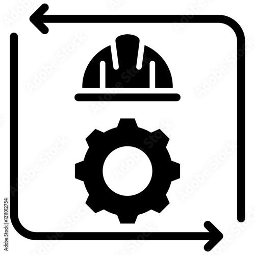 Change Order Glyph Icon