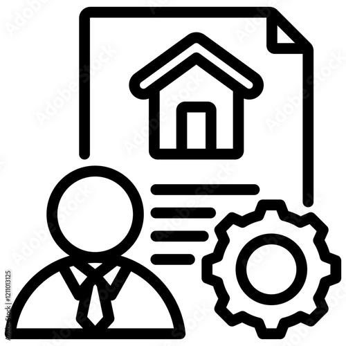 Project Manager Outline Icon