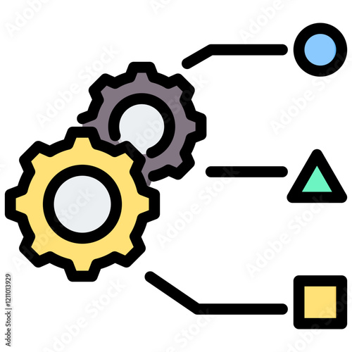 Skill Set Outline Color Icon
