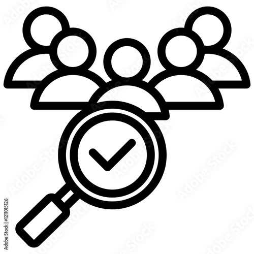 Candidate Pool Outline Icon
