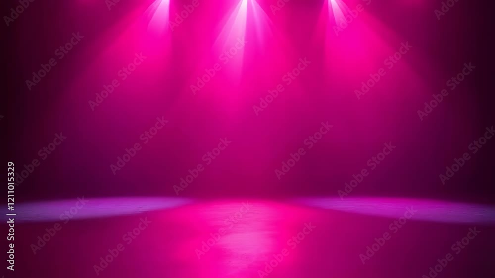 Dynamic colorful stage lighting sequence with smooth transitions