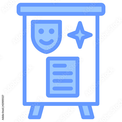 Genre Blue Icon