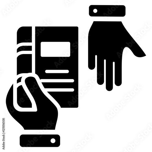 Borrow Glyph Icon