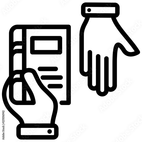 Borrow Outline Icon