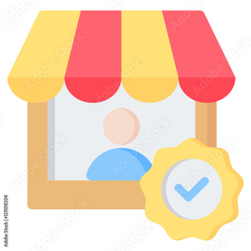 Vendor Flat Icon
