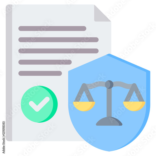 Legal Flat Icon
