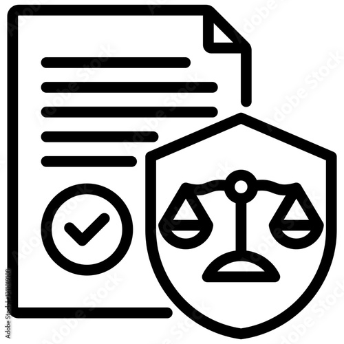 Legal Outline Icon