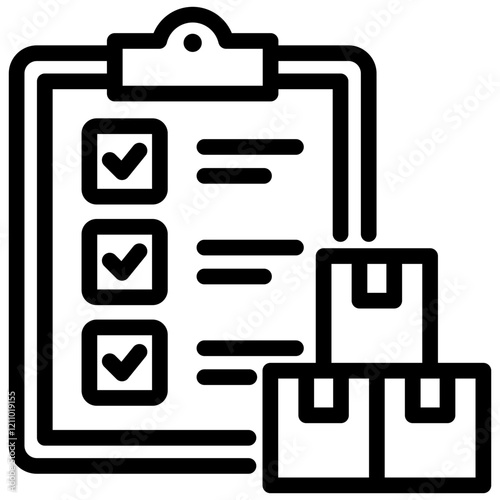 Inventory Outline Icon