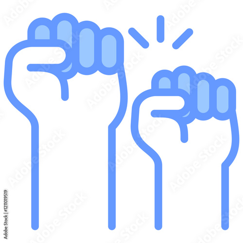 Empowerment Blue Icon