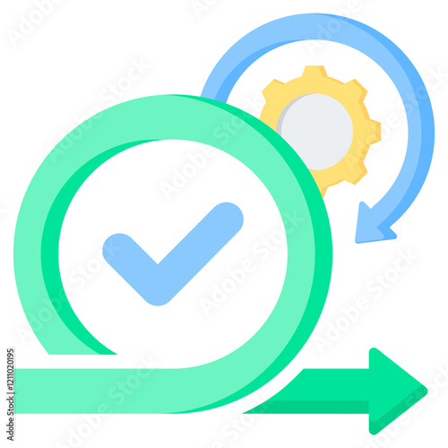 Scrum Flat Icon