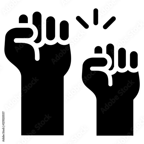 Empowerment Glyph Icon