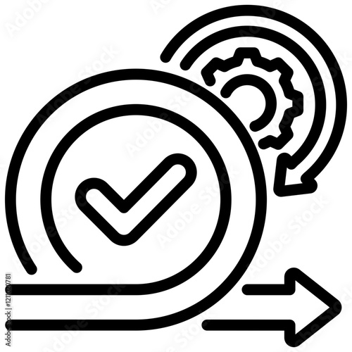 Scrum Outline Icon