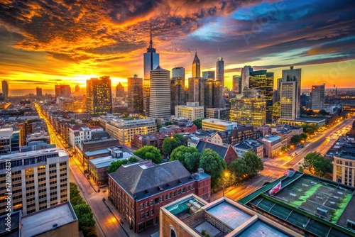 Wallpaper Mural High-angle cityscape photography captures a stunning urban panorama. Torontodigital.ca