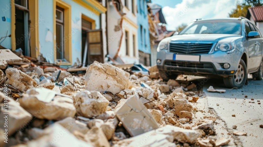 Earthquake: A 6.5 magnitude quake strikes, bringing down structures in cities and burying people under rubble, creating widespread destruction and chaos.
Earthquake: A 6.5 magnitude quake strikes, bringing down structures in cities and burying people under rubble, creating widespread destruction and chaos.
