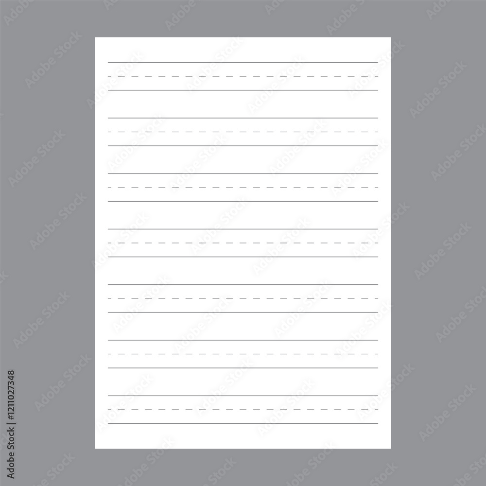 Lined checklist page. Minimal task layout. Printable planner sheet. Vector illustration. Lined checklist page. Minimal task layout. Printable planner sheet. Vector illustration.