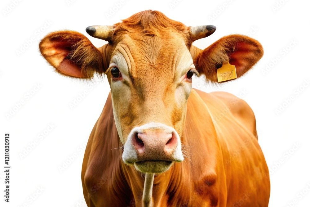 Isolated white cow, high-resolution cutout perfect for farm or dairy themes. Isolated white cow, high-resolution cutout perfect for farm or dairy themes.