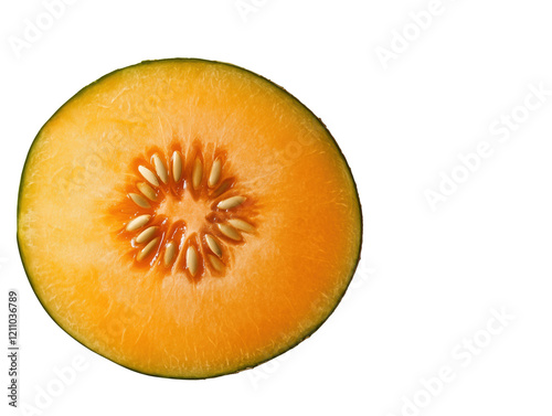 Savor the Refreshing Flavor of Juicy Cantaloupe: A Sweet, Vibrant Snack or Perfect Addition to Your Fruit Salads! photo