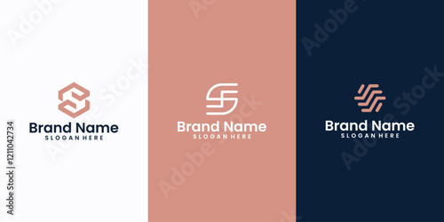 letter s and ss logo