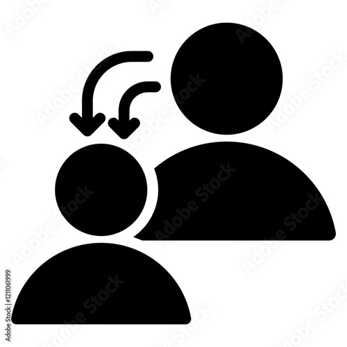 Mentorship Program Glyph Icon