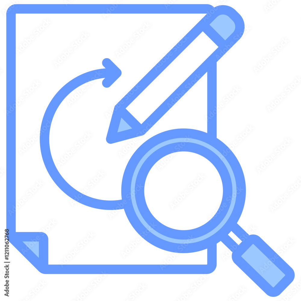 Revision Blue Icon Revision Blue Icon