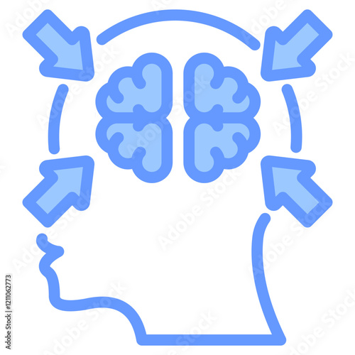 Concentration Blue Icon