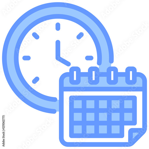 Schedule Blue Icon