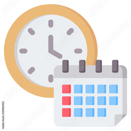 Schedule Flat Icon