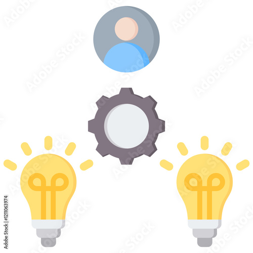Synthesis Flat Icon