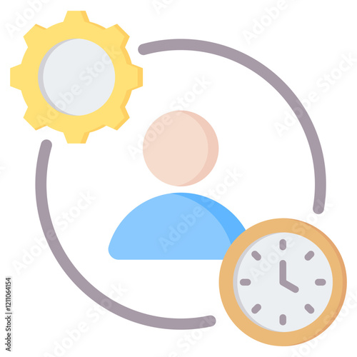 Dicipline Flat Icon
